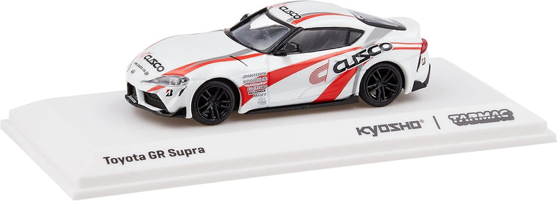 Load image into Gallery viewer, Toyota GR SUPRA "CUSCO" WHITE/RED TARMAC WORKS 1:64
