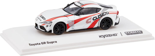 Toyota GR SUPRA "CUSCO" WHITE/RED TARMAC WORKS 1:64