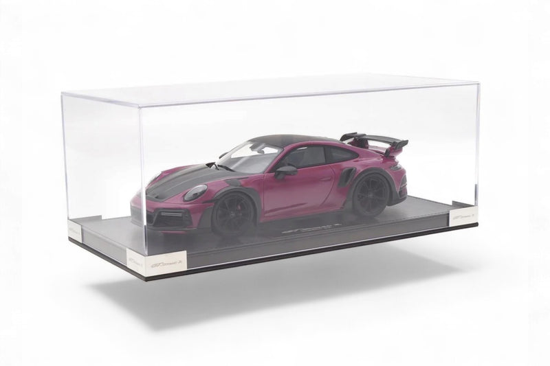 Laad de afbeelding in de Gallery-viewer, Porsche 911 (992) TECHART GTstreet R Robijnrood - Limited Edition 3 van 20 stuks - TECHART 1:18
