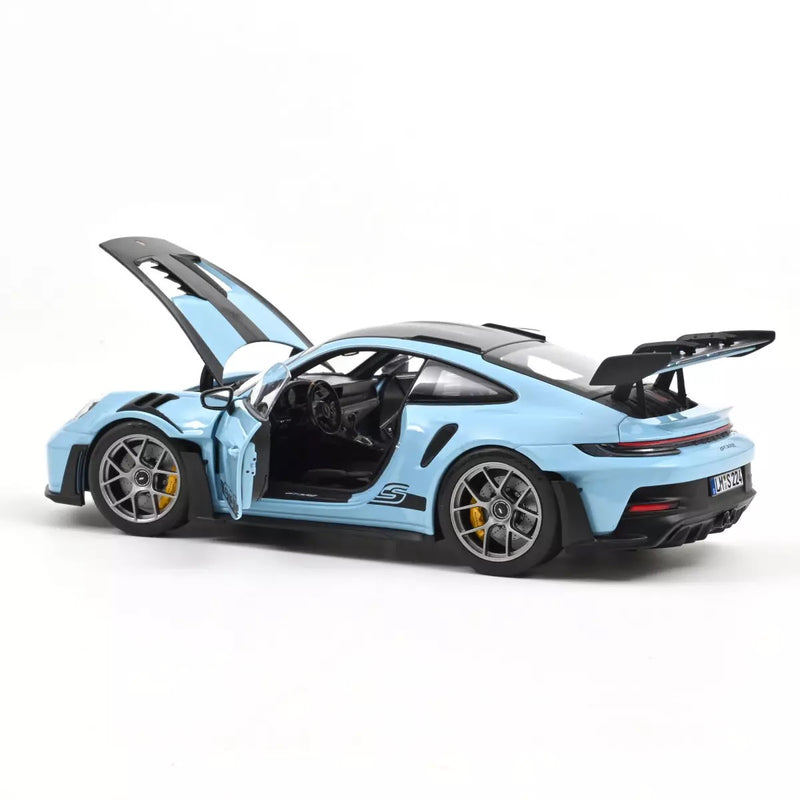 Chargez l&#39;image dans la visionneuse de la galerie, Porsche 911 GT3 RS avec Pack Weissach 2022 Bleu NOREV 1:18
