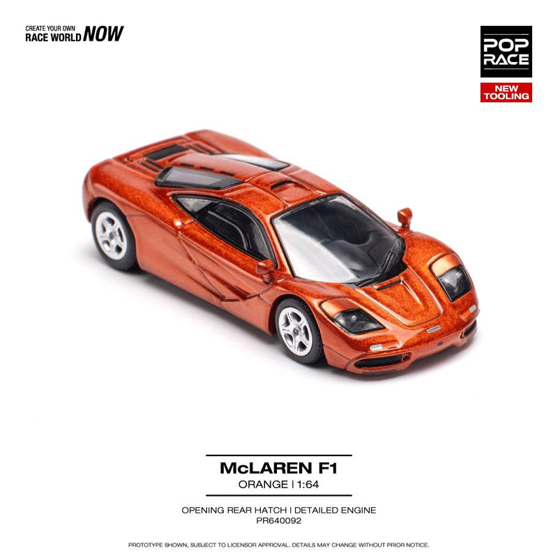 Load image into Gallery viewer, McLaren F1 Orange POP RACE 1:64
