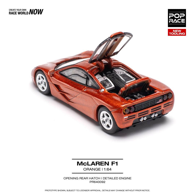 Load image into Gallery viewer, McLaren F1 Orange POP RACE 1:64
