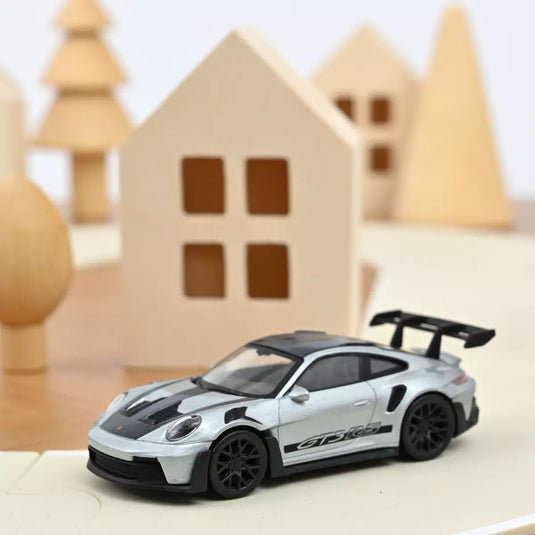 Porsche 911 GT3 RS 2022 Silver with black Jet-car decals  NOREV 1:43