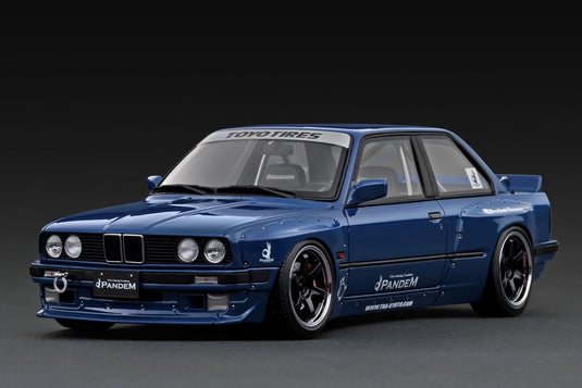 Bmw E30 PANDEM Bleu IGNITION MODEL 1:18