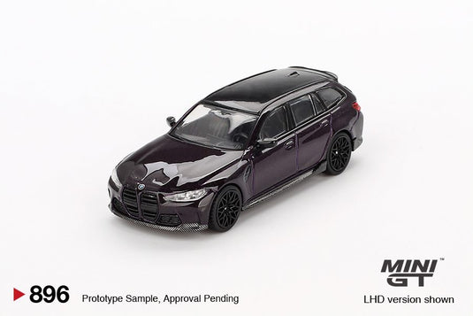 Bmw M3 TOURING (G81) PERFORMANCE DAYTONA 2024 Violet (LHD) MINI GT 1:64