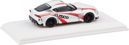 Toyota GR SUPRA "CUSCO" WHITE/RED TARMAC WORKS 1:64