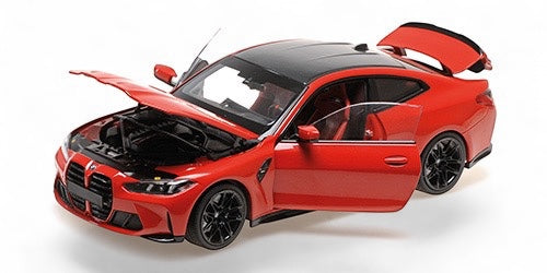 Bmw M4 2024 ROUGE MÉTALLIQUE MINICHAMPS 1:18