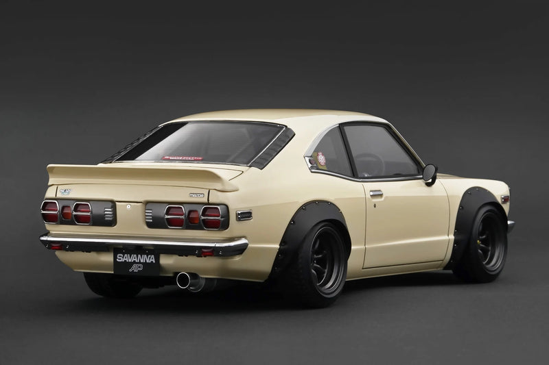 Load image into Gallery viewer, Mazda Savanna (S124A) Semi Works White IGNITION MODEL 1:18

