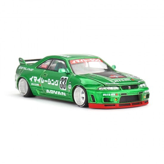 Laad de afbeelding in de Gallery-viewer, Nissan SKYLINE GT-R (R33) IMAI RACING V1 1995 MINI GT 1:64

