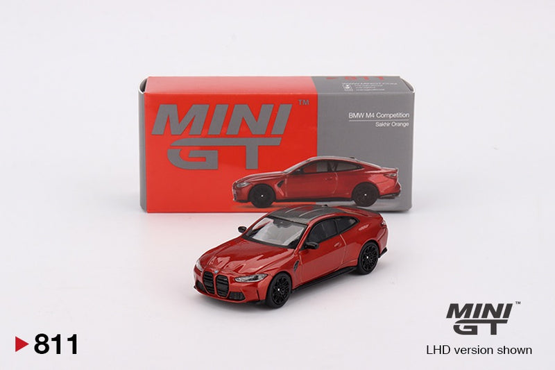 Chargez l&#39;image dans la visionneuse de la galerie, Bmw M4 (G82) COMPETITION SAKHIR ORANGE 2024 (LHD) MINI GT 1:64
