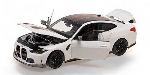 Load image into Gallery viewer, Bmw M4 CSL 2022 WHITE MINICHAMPS 1:18
