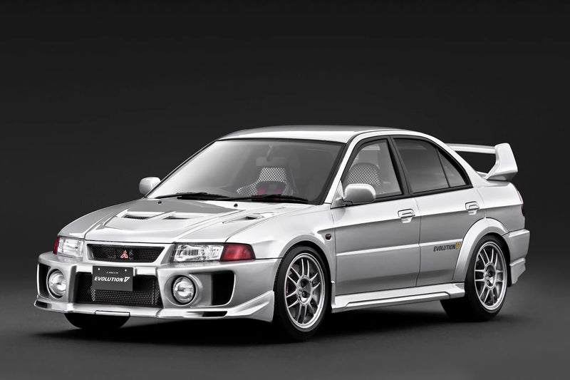 Chargez l'image dans la visionneuse de la galerie, MITSUBISHI LANCER EVOLUTION V (CP9A) ARGENTÉ IGNITION MODEL 1:18
