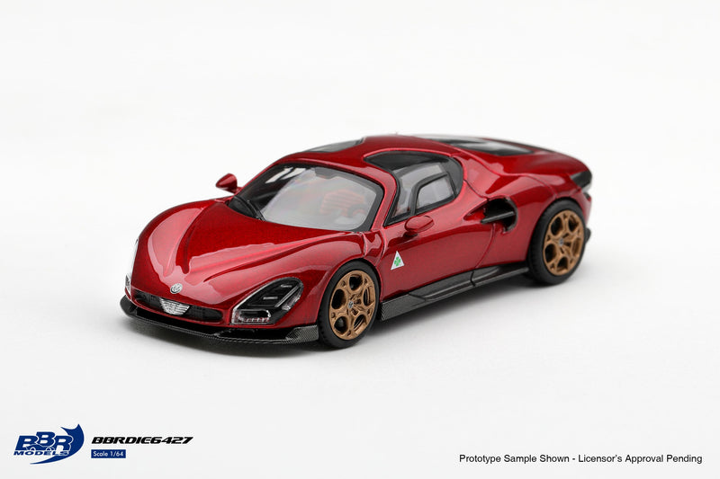 Load image into Gallery viewer, ALFA ROMEO 33 STRADALE RED VILLA D'ESTE 2025 BBR Models 1:64
