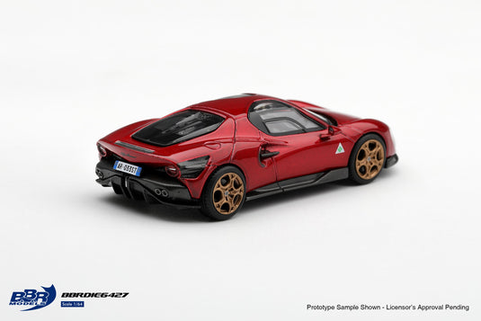 ALFA ROMEO 33 STRADALE RED VILLA D'ESTE 2025 BBR Models 1:64