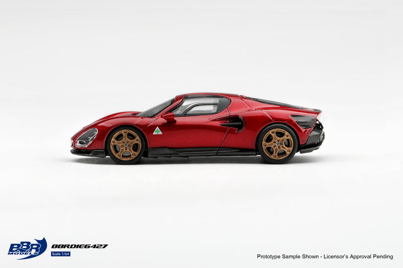 Load image into Gallery viewer, ALFA ROMEO 33 STRADALE RED VILLA D'ESTE 2025 BBR Models 1:64
