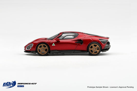 ALFA ROMEO 33 STRADALE RED VILLA D'ESTE 2025 BBR Models 1:64