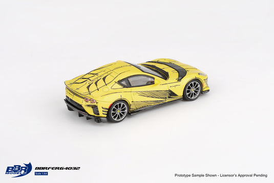 Ferrari 812 COMPETITIZONE TAILOR MADE YELLOW 2021 BBR Models 1:64