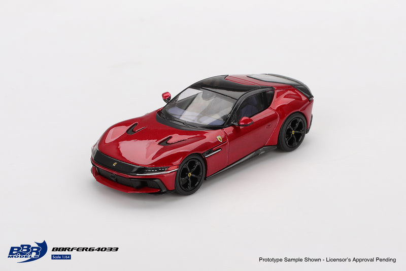 Laad de afbeelding in de Gallery-viewer, Ferrari 12 CILINDRI ROOD IMOLA 2024 BBR Models 1:64
