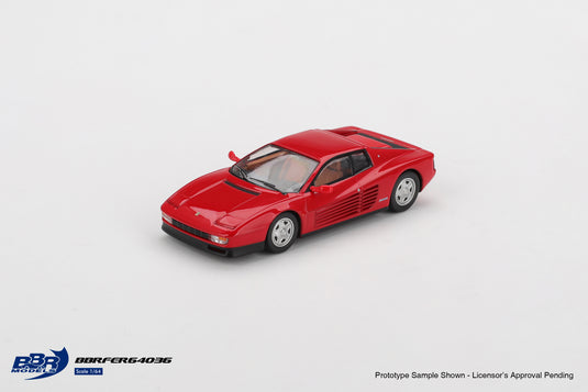 Ferrari TESTAROSSA ROOD 1987 BBR Models 1:64