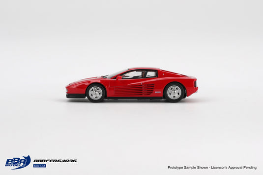 Ferrari TESTAROSSA ROOD 1987 BBR Models 1:64