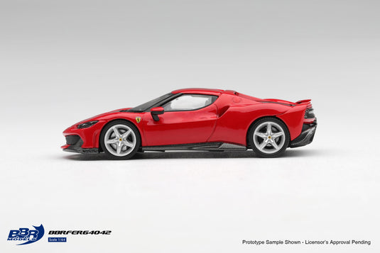 FERRARI 296 SPECIALE RED CORSA 2024 BBR Models 1:64