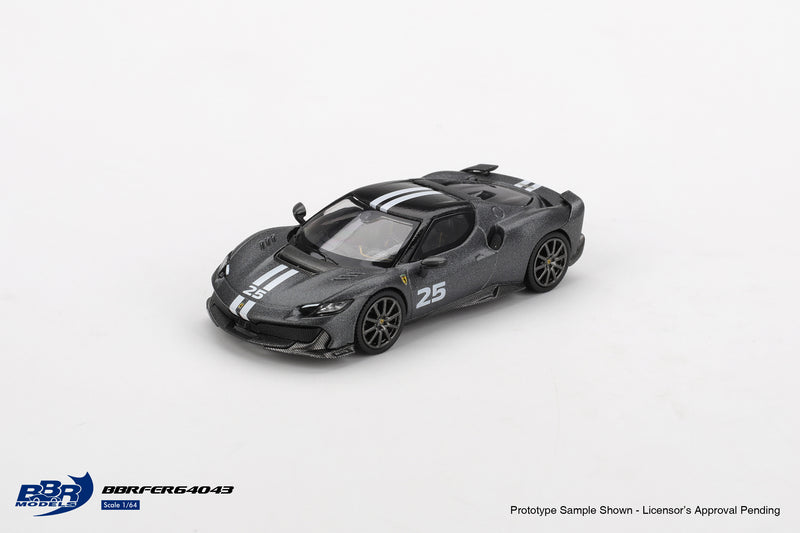Chargez l'image dans la visionneuse de la galerie, Ferrari 296 SPÉCIALE GRIS SILVERSTONE MAT 2025 BBR Models 1:64
