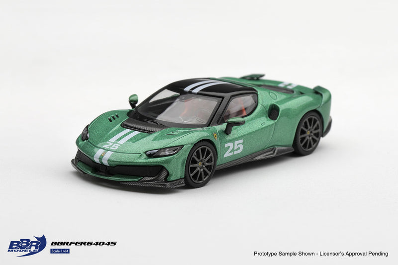 Load image into Gallery viewer, FERRARI 296 SPECIALE GREEN NÜRBURGRING 2025 BBR Models 1:64

