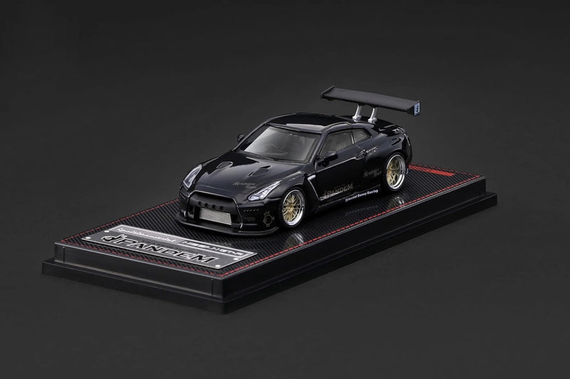 Chargez l'image dans la visionneuse de la galerie, NISSAN PANDEM R35 GT-R NOIR MÉTALLISÉ IGNITION MODEL 1:64

