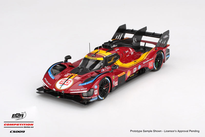 Laad de afbeelding in de Gallery-viewer, Ferrari 499P #50 FERRARI AF CORSE WEC QATAR 1812KM WINNAAR 2025 BBR Models 1:43
