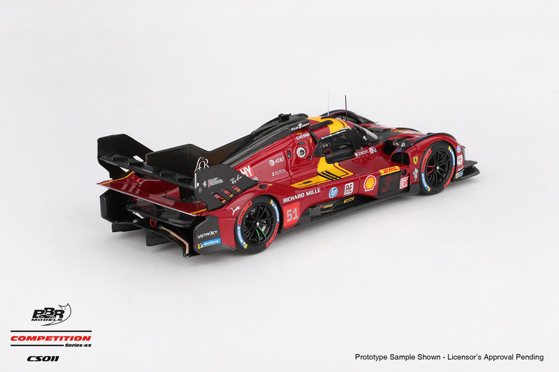Laad de afbeelding in de Gallery-viewer, Ferrari 499P #51 Ferrari AF Corse WEC Qatar 1812KM 3de 2025 BBR Models 1:43
