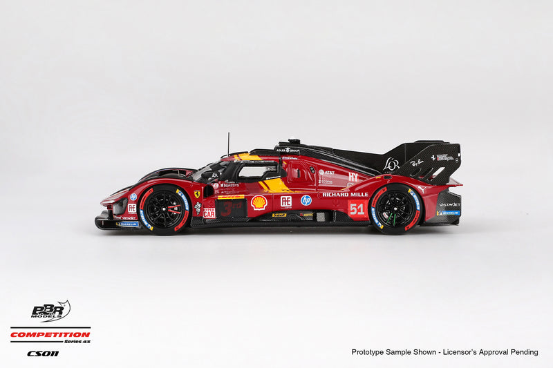 Laad de afbeelding in de Gallery-viewer, Ferrari 499P #51 Ferrari AF Corse WEC Qatar 1812KM 3de 2025 BBR Models 1:43
