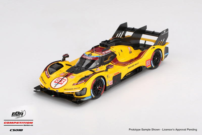 Laad de afbeelding in de Gallery-viewer, Ferrari 499P #83 FERRARI AF CORSE WEC QATAR 1812KM 2E 2025 BBR Models 1:43
