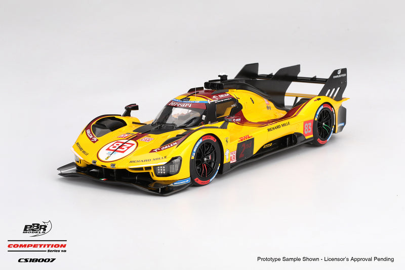 Laad de afbeelding in de Gallery-viewer, Ferrari 499P #83 FERRARI AF CORSE WEC QATAR 1812KM 2E 2025 BBR Models 1:18
