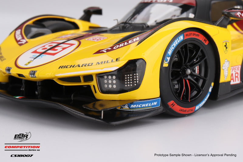 Laad de afbeelding in de Gallery-viewer, Ferrari 499P #83 FERRARI AF CORSE WEC QATAR 1812KM 2E 2025 BBR Models 1:18
