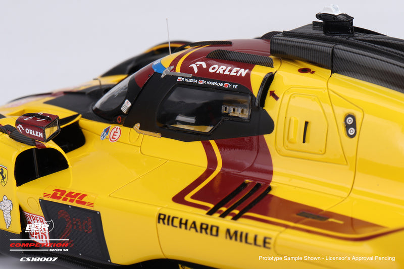 Laad de afbeelding in de Gallery-viewer, Ferrari 499P #83 FERRARI AF CORSE WEC QATAR 1812KM 2E 2025 BBR Models 1:18
