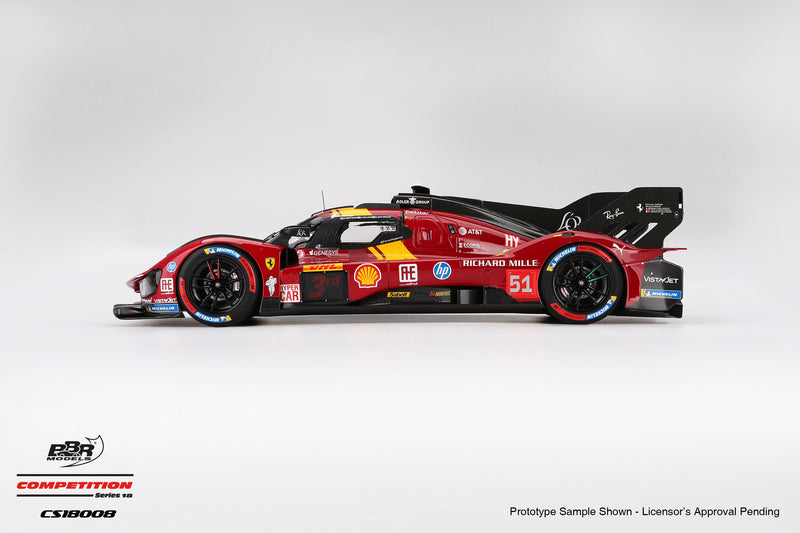 Laad de afbeelding in de Gallery-viewer, Ferrari 499P #51 Ferrari AF Corse WEC Qatar 1812KM 3de 2025 BBR Models 1:18
