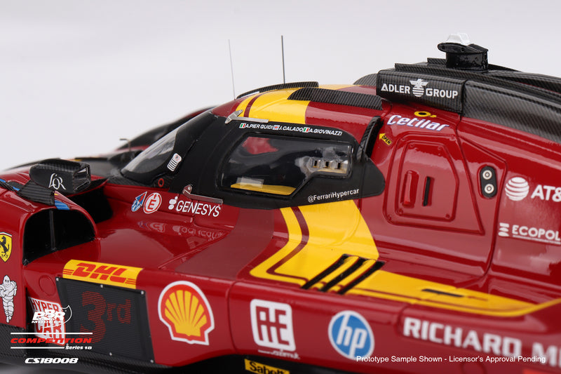 Laad de afbeelding in de Gallery-viewer, Ferrari 499P #51 Ferrari AF Corse WEC Qatar 1812KM 3de 2025 BBR Models 1:18
