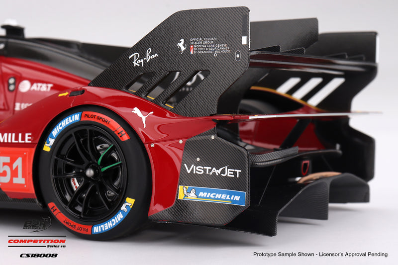 Laad de afbeelding in de Gallery-viewer, Ferrari 499P #51 Ferrari AF Corse WEC Qatar 1812KM 3de 2025 BBR Models 1:18
