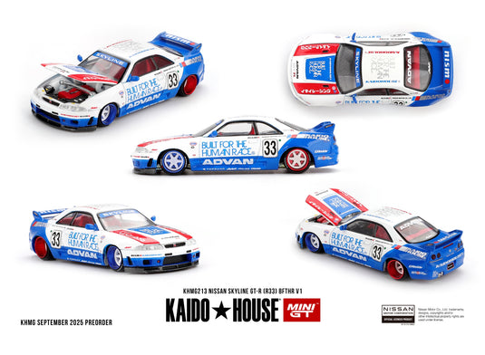 Nissan GTR (R33) BFTHR V1 1995 MINI GT 1:64