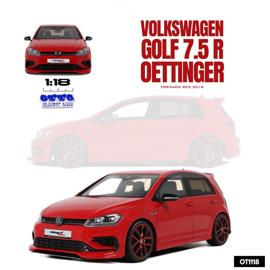 Volkswagen GOLF 7.5 R OETTINGER ROUGE TORNADO 2018 OTTOmobile 1:18