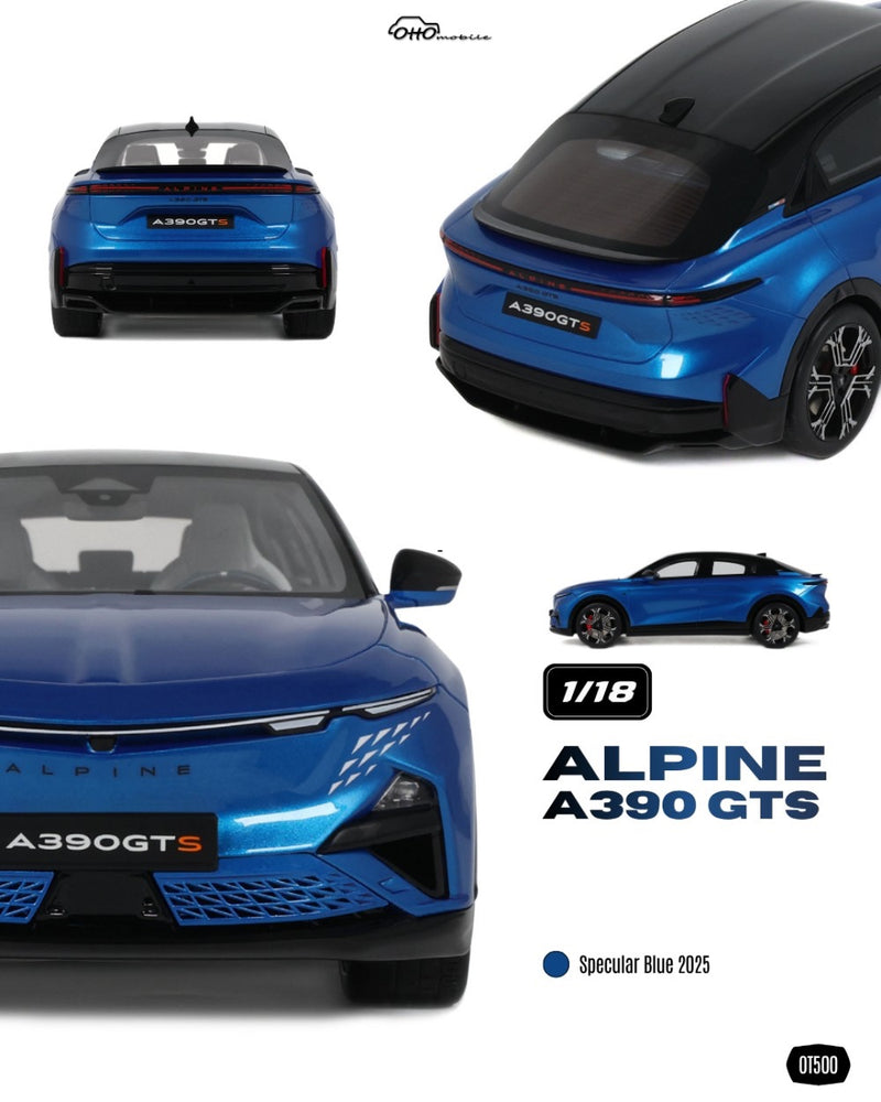 Laad de afbeelding in de Gallery-viewer, ALPINE A390 GTS BLAUW 2025 OTTOmobile 1:18
