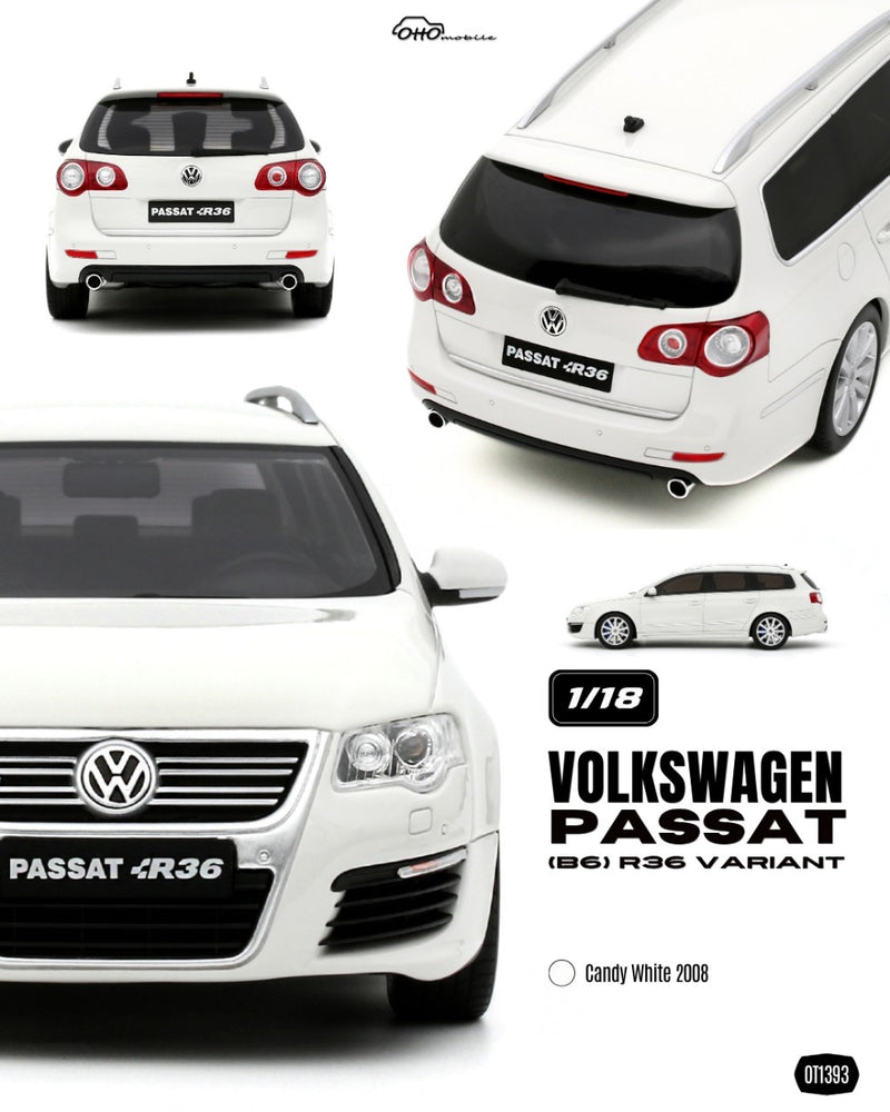 Load image into Gallery viewer, VOLKSWAGEN PASSAT (B6) R36 VARIANT CANDY WHITE 2008 OTTOmobile 1:18
