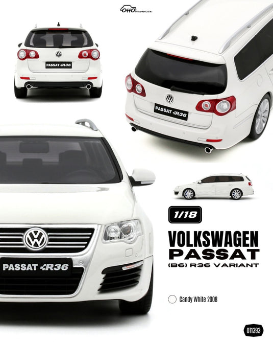 VOLKSWAGEN PASSAT (B6) R36 VARIANT CANDY WHITE 2008 OTTOmobile 1:18