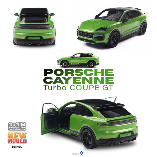 PORSCHE CAYENNE TURBO GT COUPE 2024 VERT SOLIDO 1:18