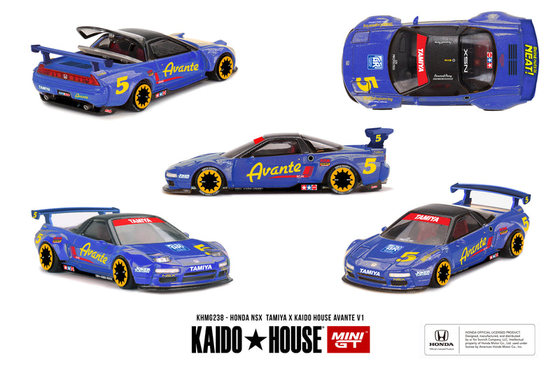 Load image into Gallery viewer, Honda NSX TAMIYA x KAIDO HOUSE &quot;AVANTE&quot; V1 MINI GT 1:64
