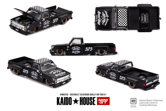 Chevrolet SILVERADO Dually Hot Rod V1 MINI GT 1:64