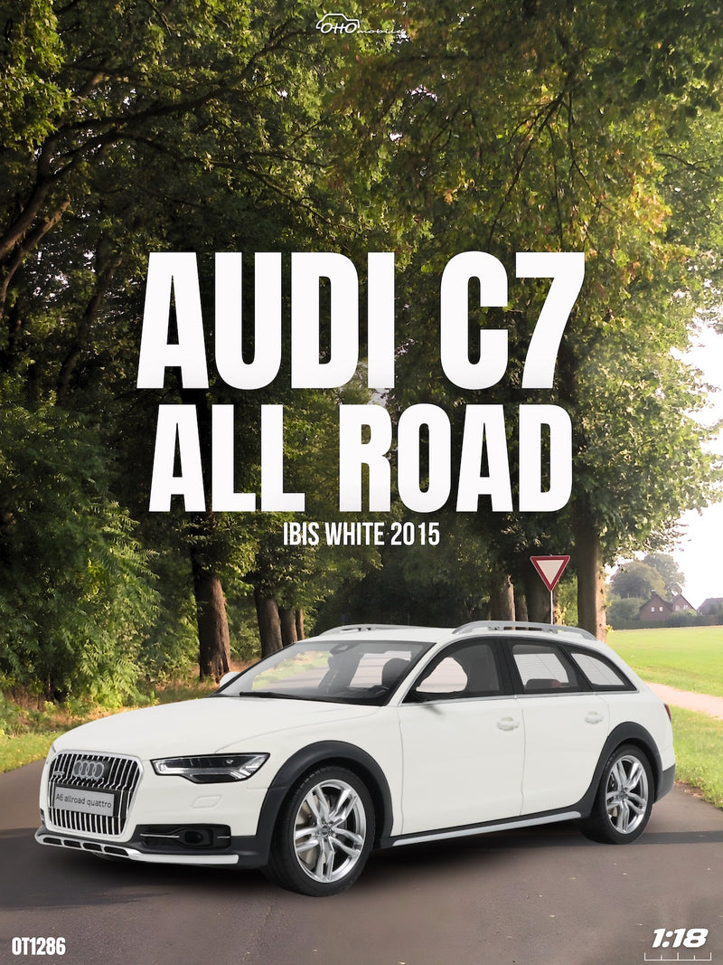 Load image into Gallery viewer, Audi C7 ALL ROAD IBIS WHITE 2015 OTTOmobile 1:18
