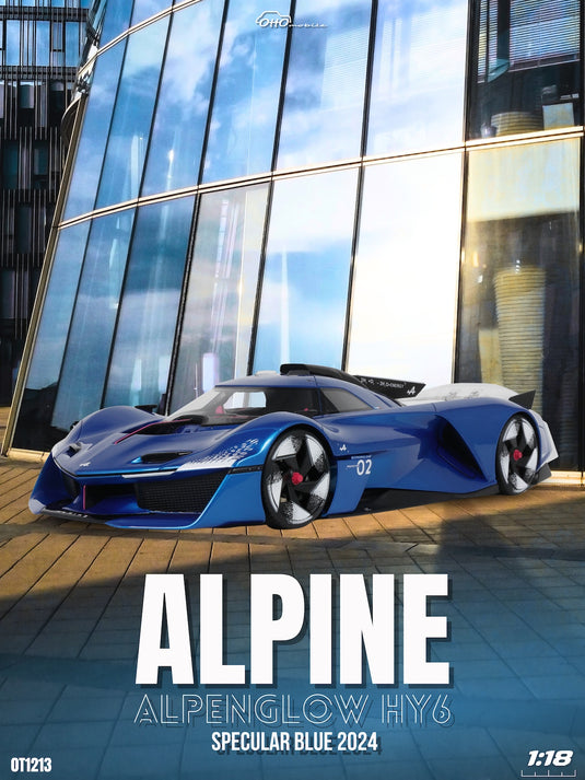 Renault ALPINE ALPENGLOW HY6 BLEU MIROIR 2024 OTTOmobile 1:18
