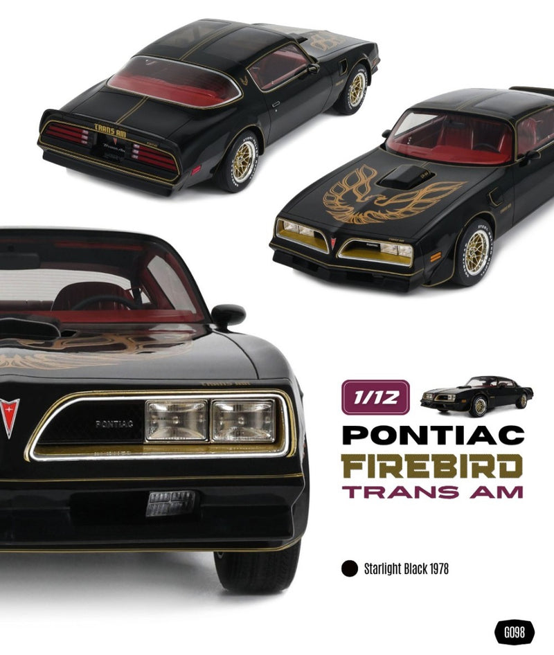Chargez l'image dans la visionneuse de la galerie, PONTIAC FIREBIRD TRANS AM NOIR STARLIGHT 1978 OTTOmobile 1:12
