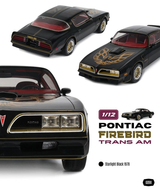 PONTIAC FIREBIRD TRANS AM NOIR STARLIGHT 1978 OTTOmobile 1:12